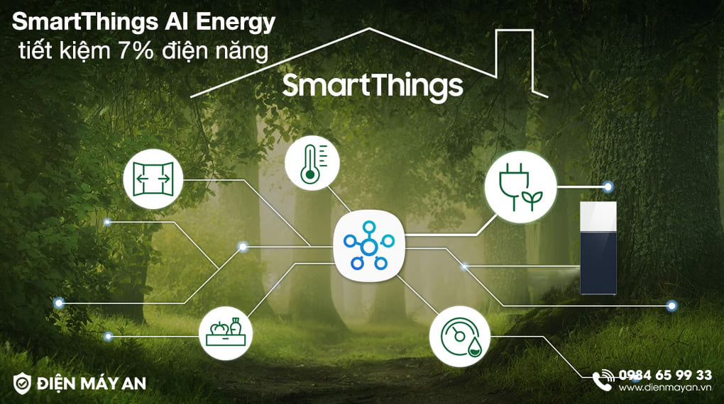 Tủ Lạnh Samsung Inverter 460 Lít Bespoke RT47CB66868ASV